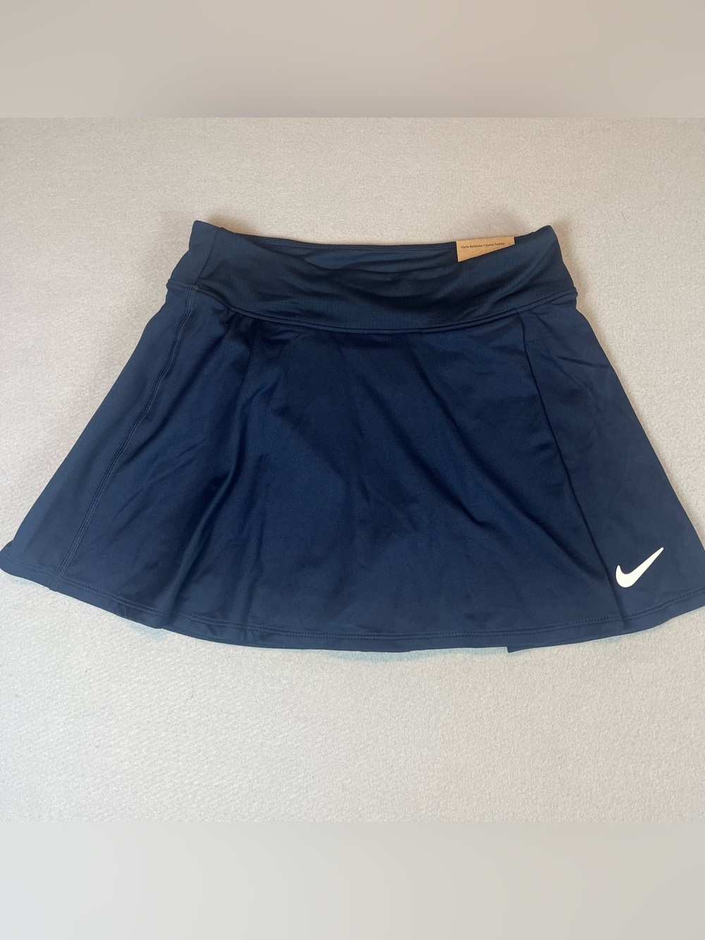 Nike Women's Athletic Skort XS Navy Blue Tennis Skirt NWT Built-in Shorts Gym